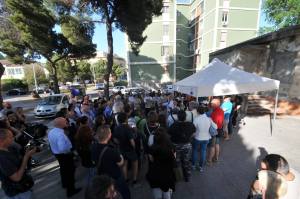 Pubblico dell'incontro Is Mirrionis - Monumenti Aperti (foto di Dietrich Steinmetz)